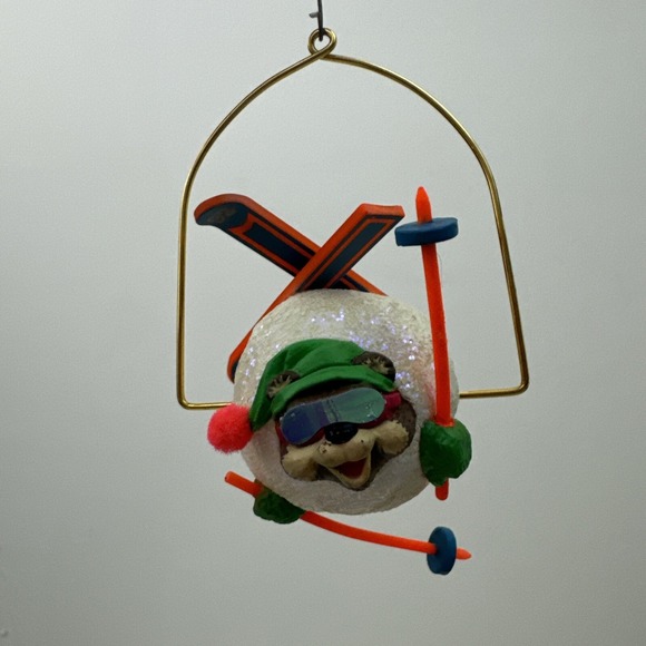 Hallmark Other - Hallmark Keepsake Ornament Skiing Round 1992